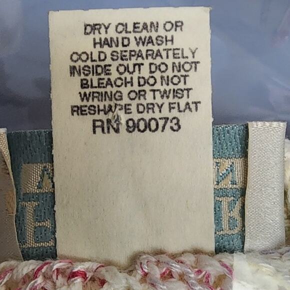 Van Heusen For Her Vtg 90's Multi Color Cheveron Knit Sweater Vest Women's Med - Picture 7 of 7